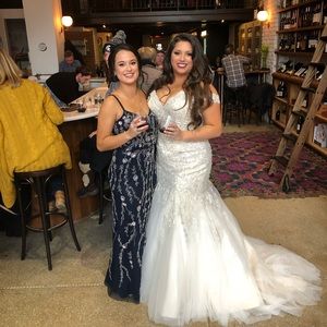 Adrianna Pappell used as bridesmaids dress